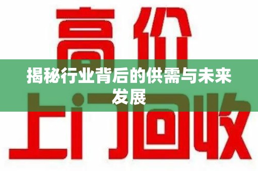 岳阳揭秘行业背后的供需与未来发展